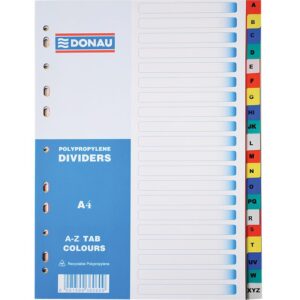 Donua Pp Index A4 A-Z Alphabetical