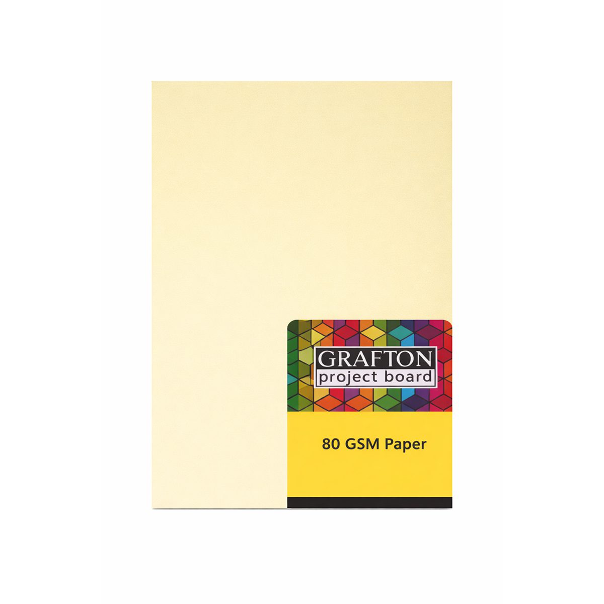 Grafton A4 80gsm Paper (100 Pk) - Pastel Yellow