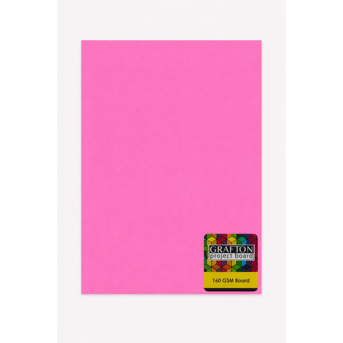 Grafton A2 160gsm Board (50 Pack) - Day Glo Pink