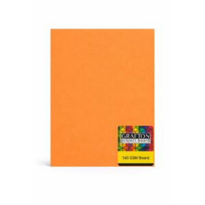 Grafton A4 160gsm Board (10 Pk) - Bright Orange