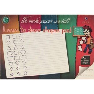 Grafton Learn To Draw Shapes Pad 50 Sheets