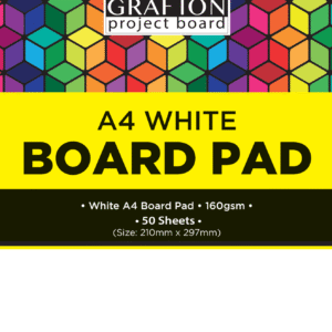 Grafton A4 Bright White Paper Pads 50's