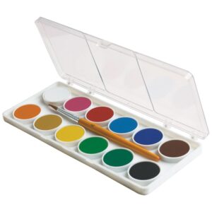 Adel School Watercolors 12 Colors Whtie Box