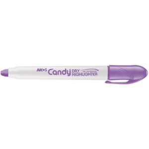 Amos Dryhighlighter Twist-up 12's Pastel Candy Purp