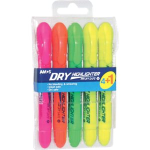 Amos Dryhighlighter Twist-up 5'S Box - Hld5