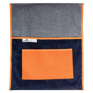 Trefoil School Chairbag Denim 440mm With Pocket Orange