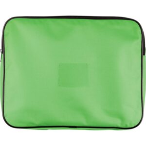 Trefoil Polyester Subject Sorter With Gusset Green