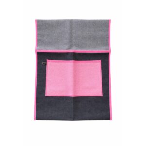 Trefoil School Chairbag Denim 380mm With Pocket Pink
