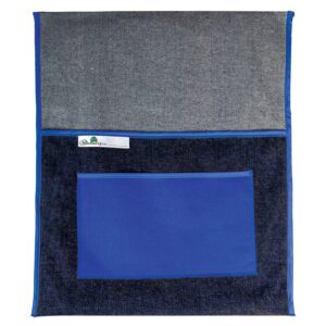 Trefoil School Chairbag Denim 380mm With Pocket Blue