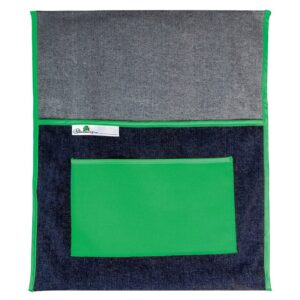 Trefoil School Chairbag Denim 440mm With Pocket Green