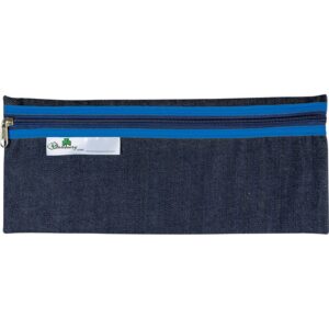 Trefoil School Pencil Bag Denim 33cm Blue