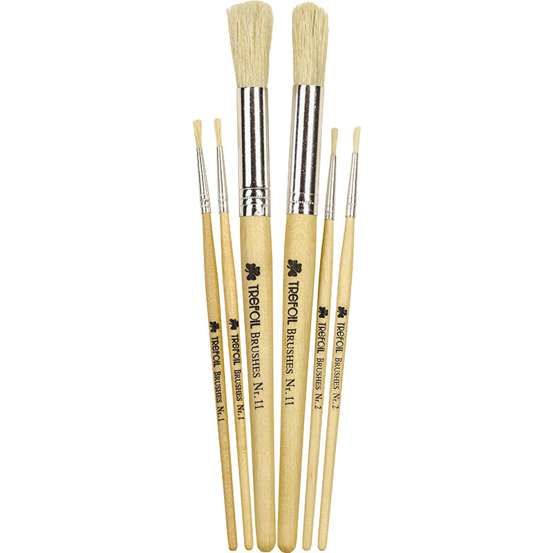 Trefoil Artist Round S/handle Paint Brush #3 10`s