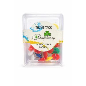Retail Box Accessories 22pc Thumb Tack Plastic 10mm