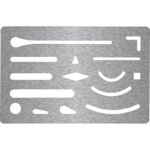Trefoil 15 Hole Eraser Shield