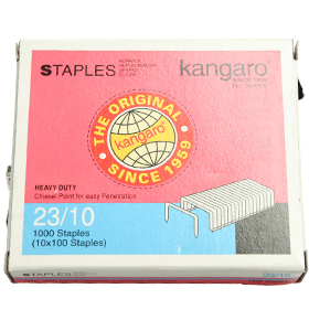 Kangaro Heavy Duty Staples 23/10 1000`s