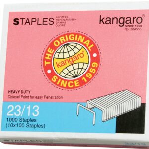 Kangaro Heavy Duty Staples 23/13 1000`s