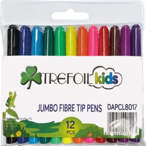 Trefoil Fibre Tip Pens Jumbo 12's