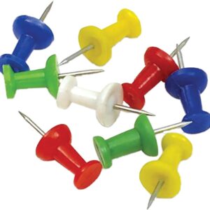 Trefoil Push Pin Assorted 40`s