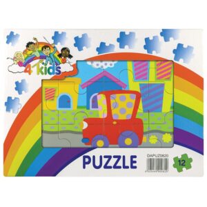 Trefoil Wooden Puzzle 12 Piece Assorted