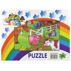 Trefoil Wooden Puzzle 36 Piece Assorted