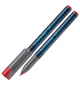 Maxx 222 F - 0.7mm Fine Marker - Permanent Red 10's