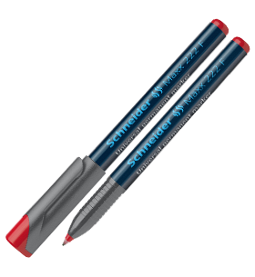Maxx 222 F - 0.7mm Fine Marker - Permanent Red 10's