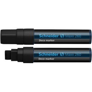 Maxx 260 - Liquid Chalk Marker 5 + 15mm Tip Black