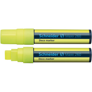 Maxx 260 - Liquid Chalk Marker 5 + 15mm Tip Yellow