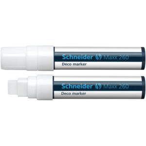 Maxx 260 - Liquid Chalk Marker 5 + 15mm Tip White