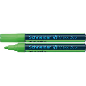 Maxx 265 - Liquid Chalk Marker 2 - 3mm Tip Light Green 10's