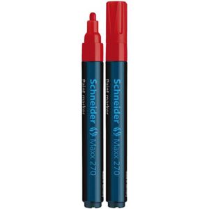 Maxx 270 - Paint Marker Bullit Point 1-3mm Red 10's