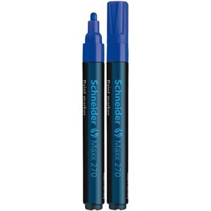 Maxx 270 - Paint Marker Bullit Point 1-3mm Blue 10's