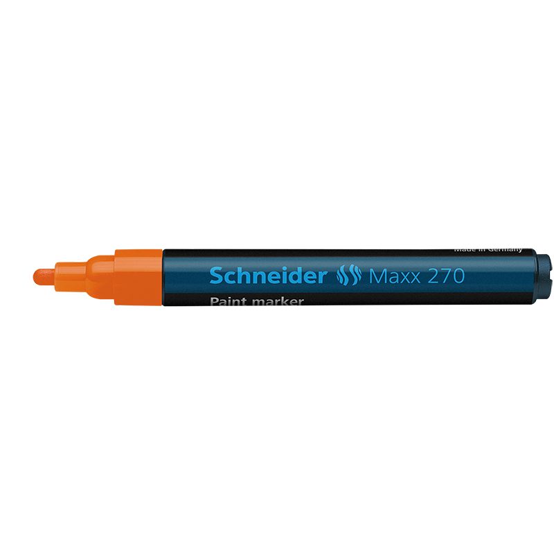 Maxx 270 - Paint Marker Bullit Point 1-3mm Orange 10's