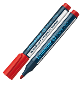 Maxx 290 - Whiteboard Bullet Point 2 - 3mm Red 10's