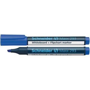Maxx 293 - Whiteboard Chisel Point 2 + 5mm Blue 10's