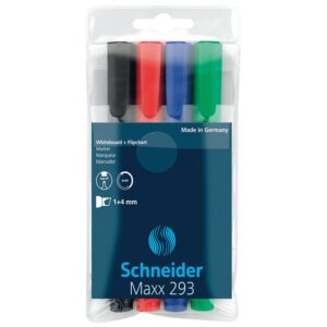 Maxx 293 - Wallet Of 4 - Black/red/blue/green