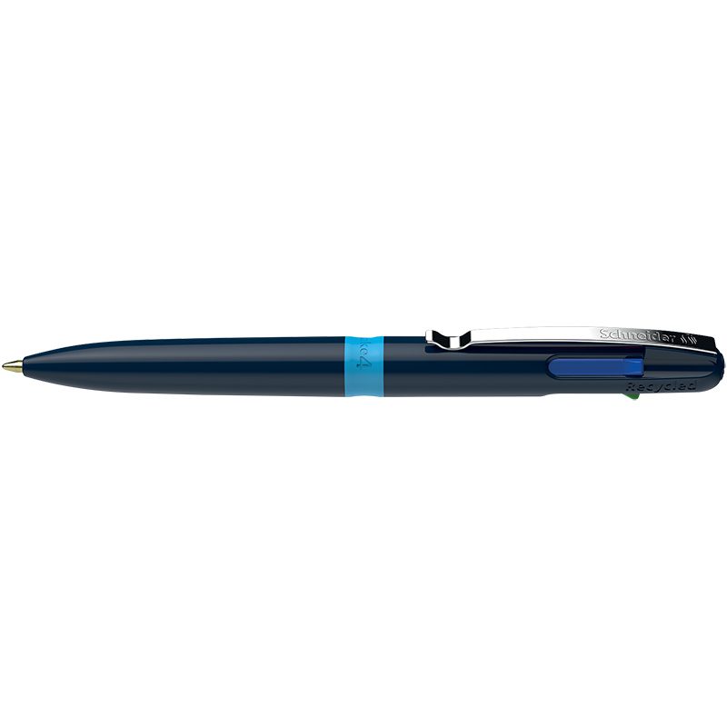 Take 4 Multicolour Ball Point Pen Dark Blue / Ligth Blue