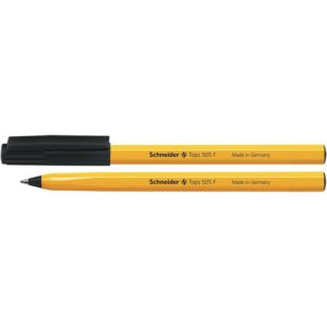 Tops 505 F - Fine Point - Orange Ballpoint Pen Black 50's