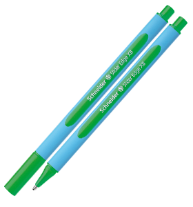 Slider Edge Xb - Green Ballpoint Pen 10's