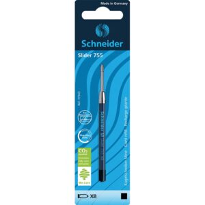 Slider 755 - Medium Point - Plug&play Giant Refill Blck 10's