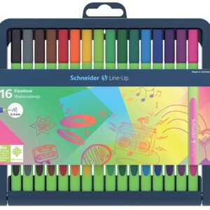 Fineliner Line-up 04 Pen Case Stand 16 Pens