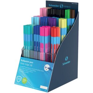 Slider Edge Xb Col/past - S/S Display Of 120 Pens Ass