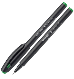 Topliner 967 0.4mm - Fineliner Green 10's