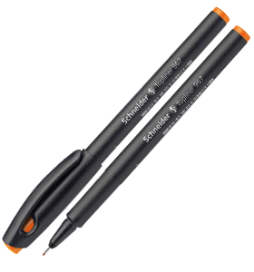 Topliner 967 0.4mm - Fineliner Orange 10's