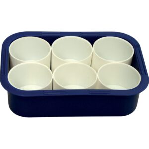Trefoil 8 Pot Paint Tray Set