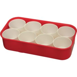 Trefoil 6 Pot Paint Tray Set