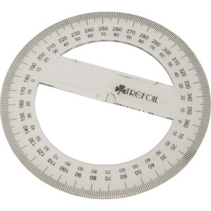Technical Drawing 10cm Protractor 360