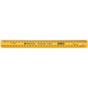 Technical Drawing Flat Scale Ruler 30cm Engineering #7584