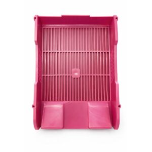 Officer Letter Tray Stackable Burgundy