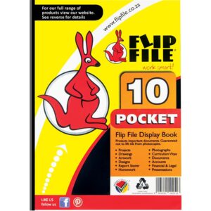 Flip File Kangaroo A4 10 Pocket